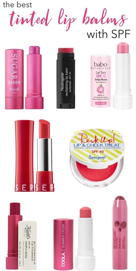 Protect & Perfect! The Best Tinted Lip Balms With SPF | Spf lip balm ...