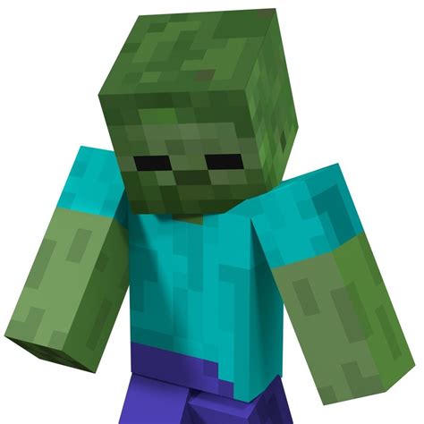 Minecraft Zombie 3D Model $29 - .c4d .ma .max .obj .fbx .3ds - Free3D