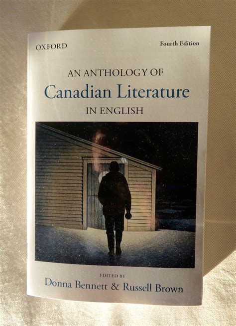 An Anthology of Canadian Literature in English – CAROLINE ADDERSON