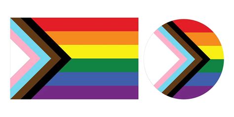 Progress pride flag New LGBTQ pride flag 3064410 Vector Art at Vecteezy