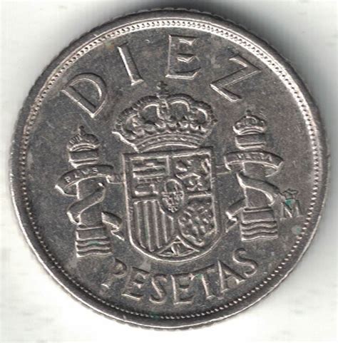 Old Spanish Peseta Coins