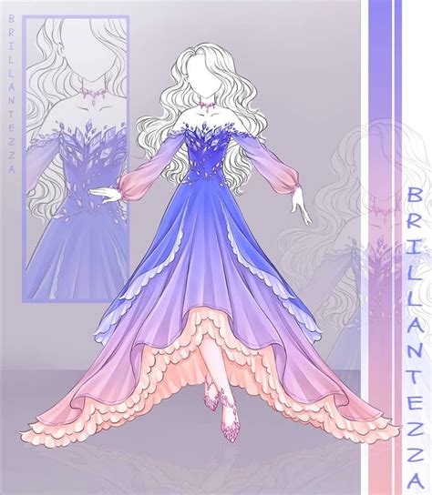 Anime Dress Design Drawings - DRESSTL