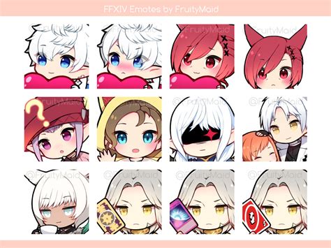 FFXIV Emote Set 2 - Etsy UK