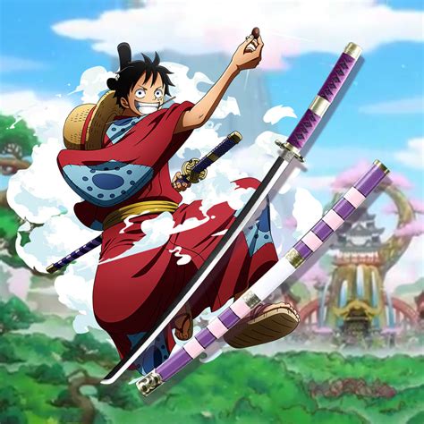 Luffy's sword Nidai Kitetsu One Piece Metal sword 413d — Anime House