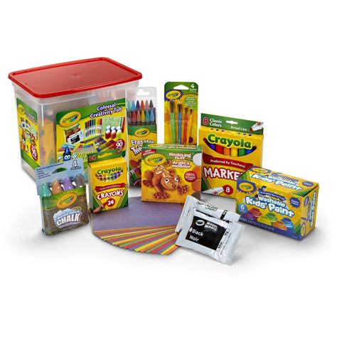 Crayola Colossal Creativity Tub, Art and Craft Supplies, Art Set Gift ...