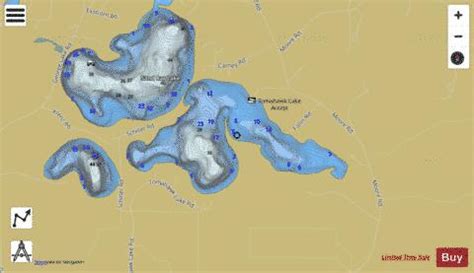 Tomahawk Lake A Fishing Map | Nautical Charts App