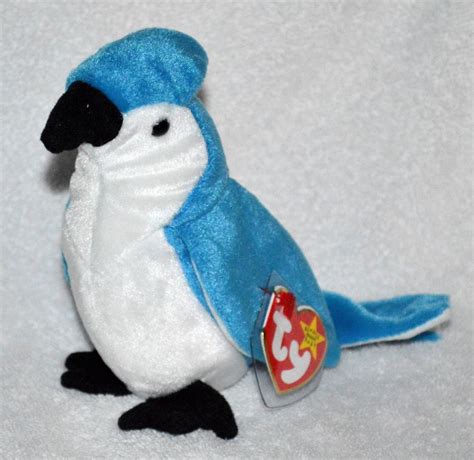 TY Beanie Babies Rare #Rocket the #BlueJay Bird Retired Mint Protected ...