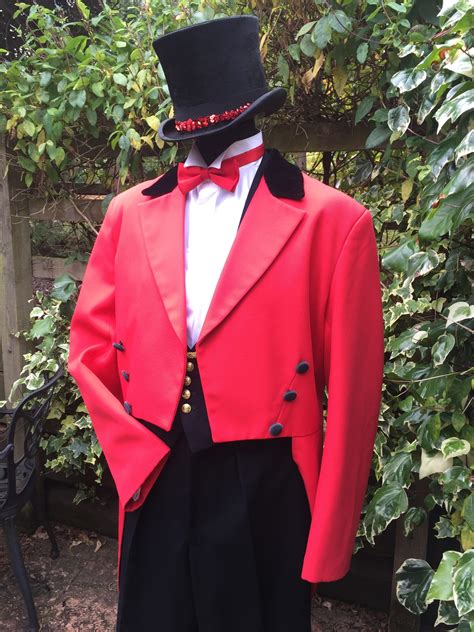 Masquerade Mens Circus Ringmaster Costume For Hire. Circus Theme Fancy ...