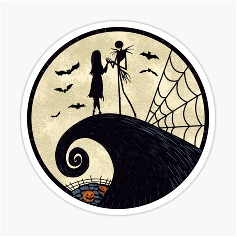 Regalos y productos: Jack And Sally | Pegatinas, Pegatinas bonitas ...