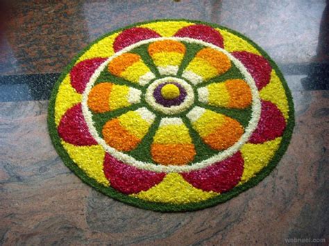 60 Most Beautiful Pookalam Designs for Onam Festival