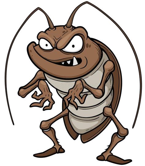 Cockroach. Vector illustration of cartoon cockroach #Sponsored , # ...