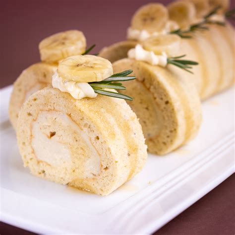 Irresistible Banana Roll Cake Recipe - From Oregano to Parsley: Island ...