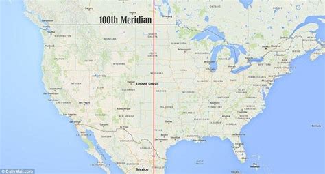 100Th Meridian West Map : Ecowest Visualizing Environmental Trends ...