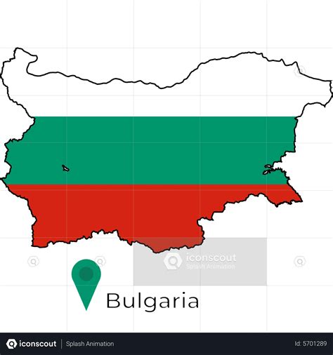 Bulgaria flag map Flag Animated Illustration download in JSON, LOTTIE ...