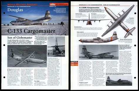 Douglas C-133 Cargomaster #95 - Military - World Aircraft Information Page