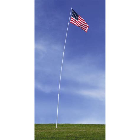 Telescoping Fiberglass SuperFlex Flagpole