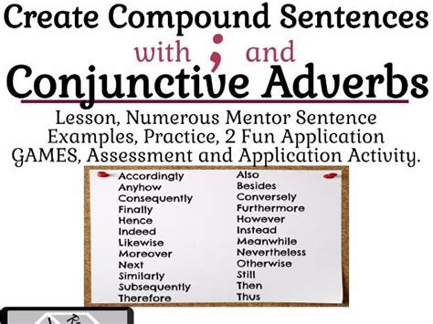 Semicolons With Conjunctive Adverbs Worksheets - AdverbWorksheets.net