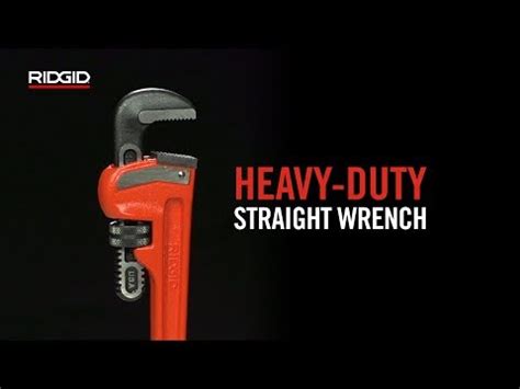 Heavy-Duty Straight Pipe Wrenches | RIDGID Tools