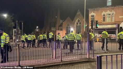 Leicester Police 'did not support' protests that sparked violence as ...