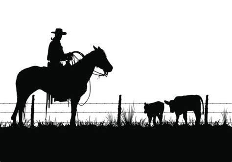 Reined Cow Horse Clipart Image