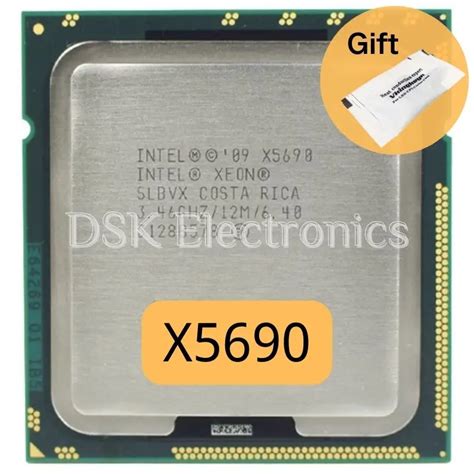 Intel Xeon X5690 Lga 1366 3.46ghz 6.4gt/s 12mb 6 Core 1333mhz Slbvx Cpu ...