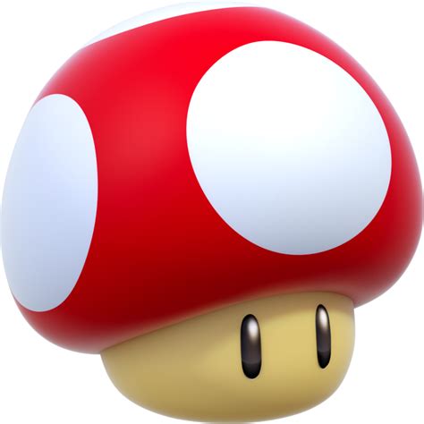 File:Super Mushroom Artwork - Super Mario 3D World.png - Super Mario ...