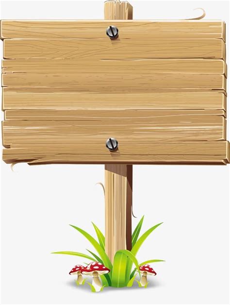 Wood Signs PNG and Clipart