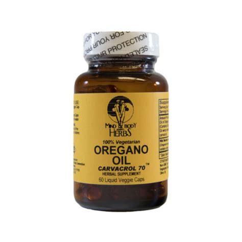 Oregano Capsules – Mind & Body Connection