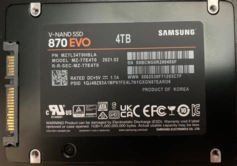 Warning, Samsung 870 EVO 4TB SSD prone to failure - Nucleus - Roon Labs ...