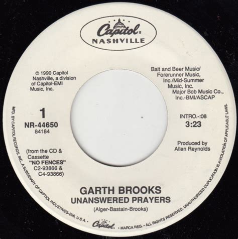 Garth Brooks - Unanswered Prayers | Releases | Discogs