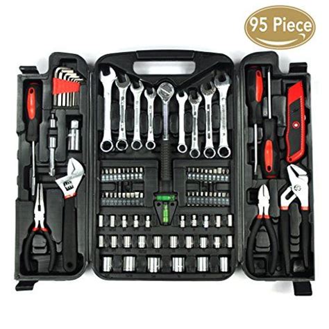 KINGORIGIN 95 Piece Home Repair Tool Kits,Multi Tools Set, Homeowner ...