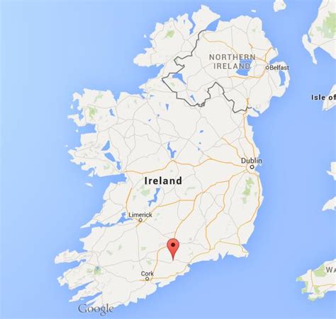 Where is Lismore on map Ireland