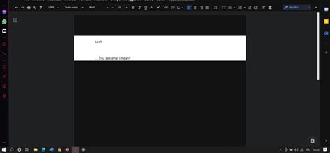 how to write on a completly dark mode paper on google drive - Google ...