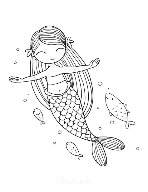 10 Best Mermaid Coloring Pages for Kids - Motherly