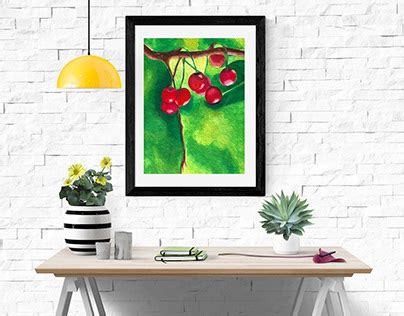 Cherry Watercolor Projects :: Photos, videos, logos, illustrations and ...