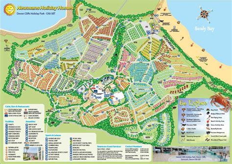 Devon Cliffs Map