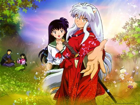 Inuyasha Backgrounds | Inuyasha and kikyo, Inuyasha, Kagome and inuyasha