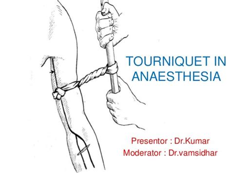 TOURNIQUET AND ITS EFFECTS