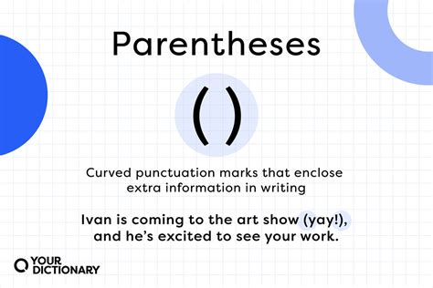 How and When To Use Parentheses ( ) | YourDictionary