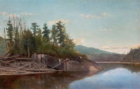 Lake Scene Painting | Alexander Helwig Wyant Oil Paintings