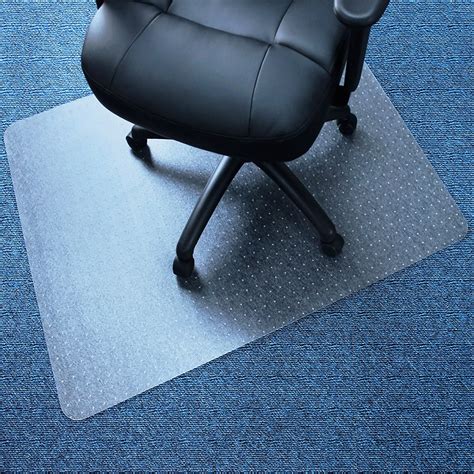 Topcobe Hard Floor Mat, Desk Chair Mat PVC Dull Polish Chairmat ...