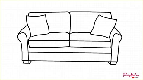 8 Photos How To Draw A Sofa Step By And View - Alqu Blog