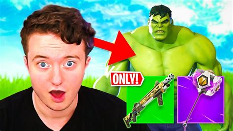 The HULK Challenge in Fortnite! (Early Access) - YouTube