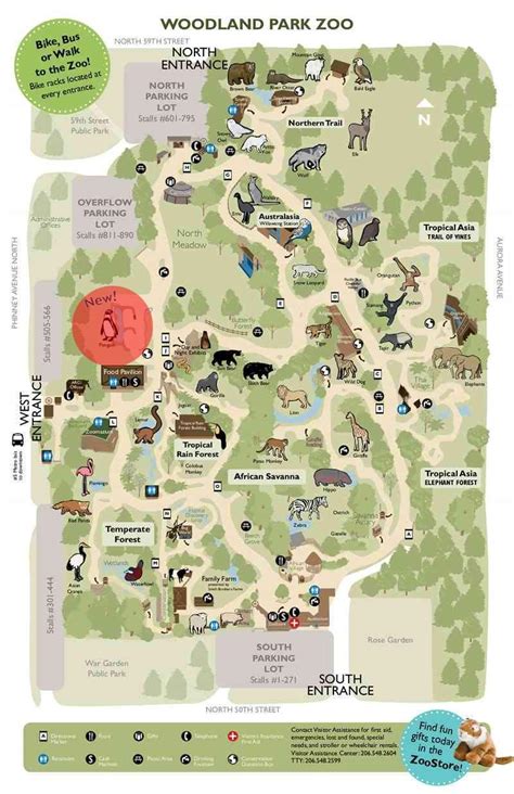 Zoo Tails: Woodland Park Zoo Map 2009