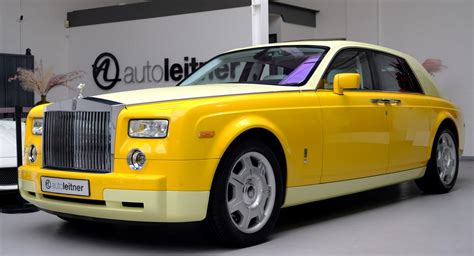 Bespoke Two-Tone Yellow Rolls-Royce Phantom Looks Like The World’s Most ...