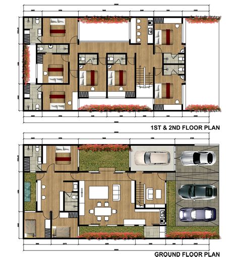 Boarding House Floor Plan Design - floorplans.click