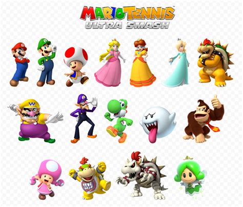 Mario Tennis: Ultra Smash Characters by dylanceja789 on DeviantArt