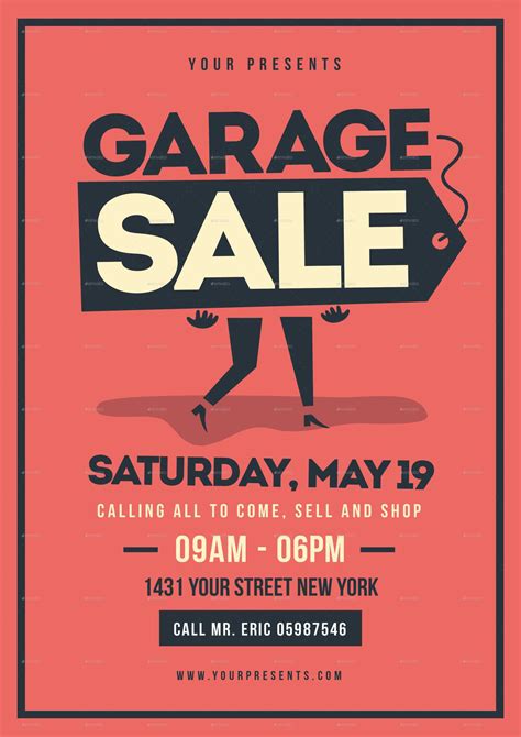 Garage Sale Poster Template