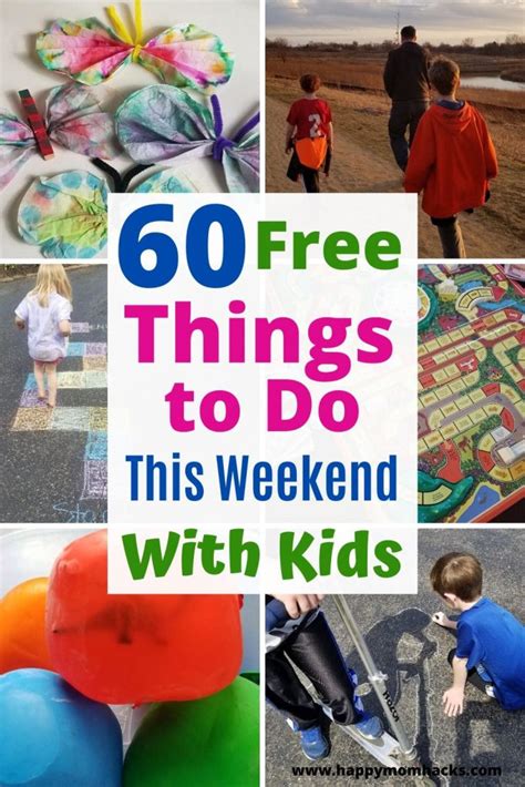 60 Fun Free Things To Do With Kids Screen Happy Mom Hacks