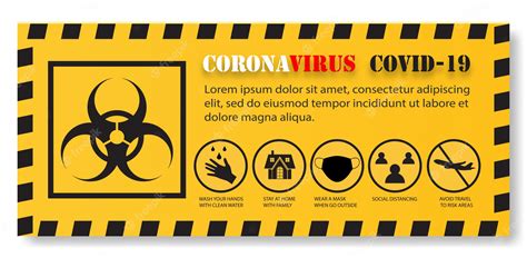 Premium Vector | Coronavirus infographic elements, bio hazard sign ...